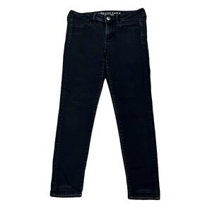 American Eagle Outfitters Black Super Stretch X Jeggings Size 4 Women’s